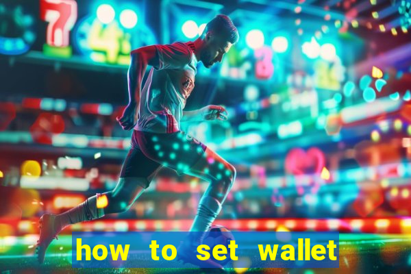 how to set wallet password in bingo plus