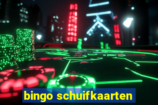 bingo schuifkaarten