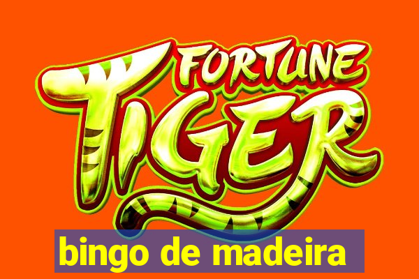 bingo de madeira