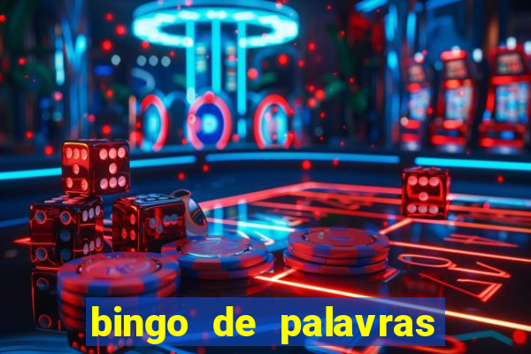 bingo de palavras cha de bebe