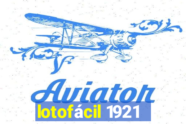 lotofácil 1921