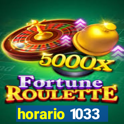 horario 1033