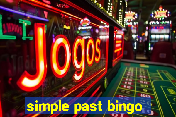 simple past bingo