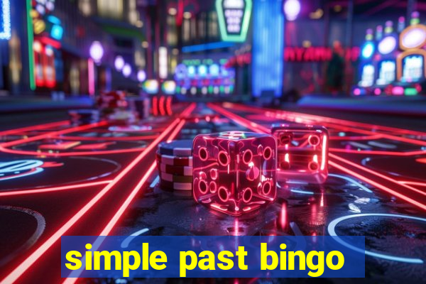 simple past bingo