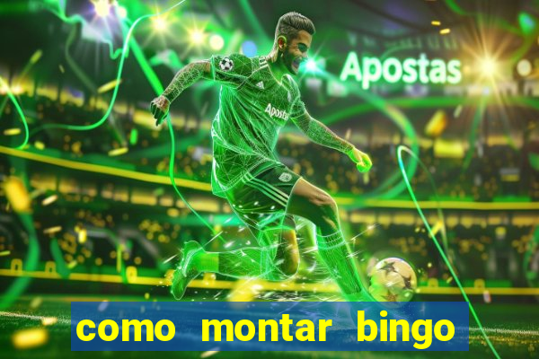 como montar bingo brinquedos toia