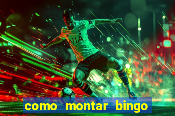 como montar bingo brinquedos toia