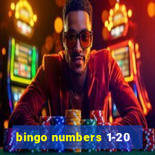 bingo numbers 1-20