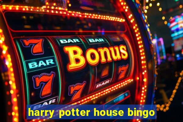 harry potter house bingo