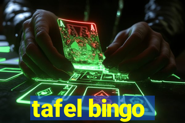 tafel bingo