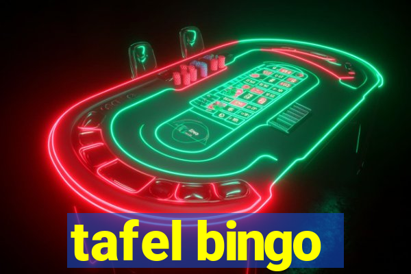 tafel bingo