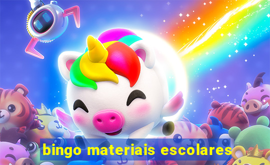 bingo materiais escolares