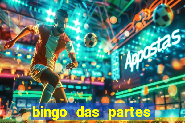 bingo das partes do corpo