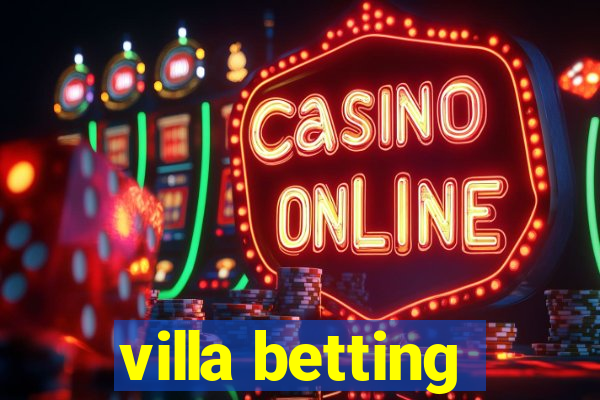 villa betting