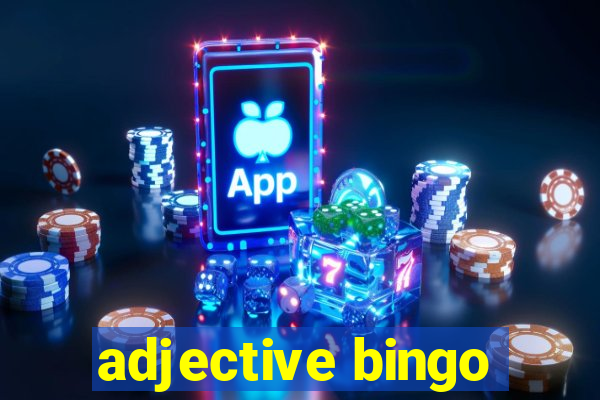 adjective bingo