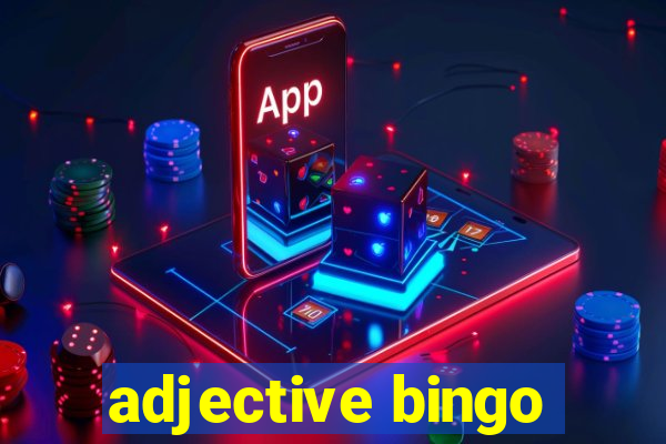 adjective bingo