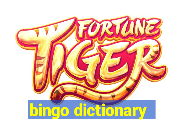 bingo dictionary