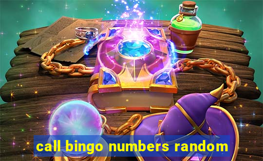 call bingo numbers random