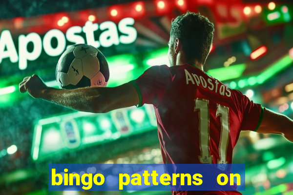 bingo patterns on slot machines