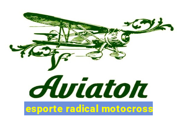 esporte radical motocross