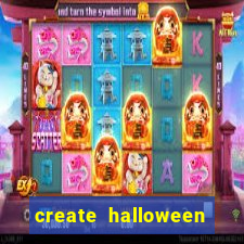 create halloween bingo card