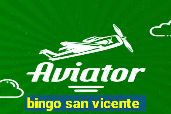 bingo san vicente