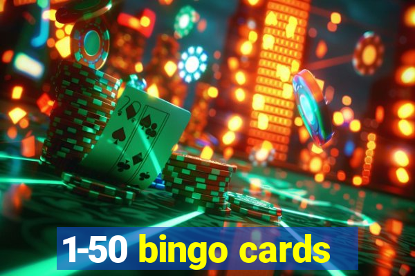 1-50 bingo cards