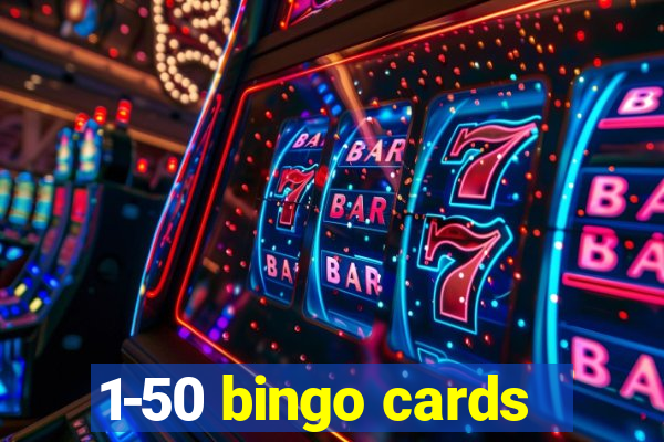 1-50 bingo cards