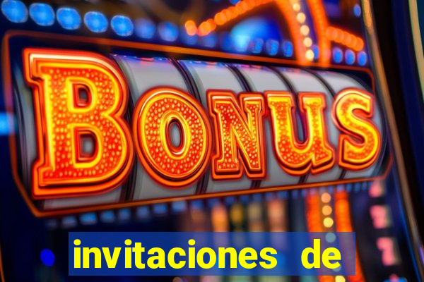 invitaciones de bingo para editar