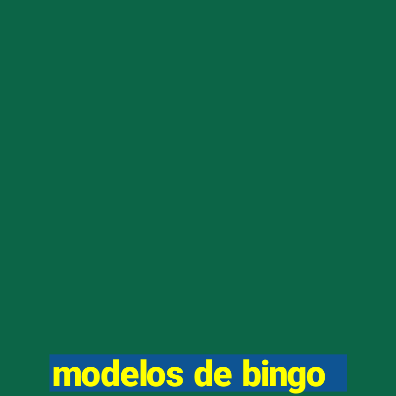 modelos de bingo