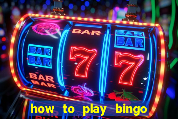 how to play bingo for money