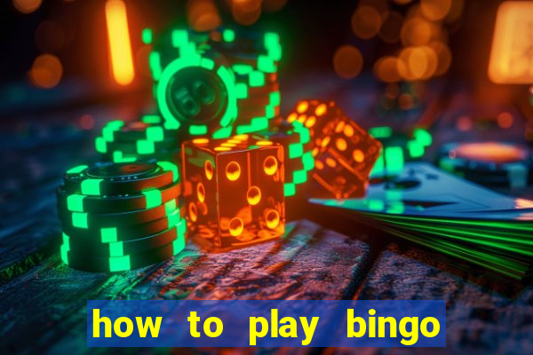 how to play bingo for money