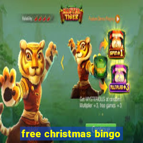 free christmas bingo