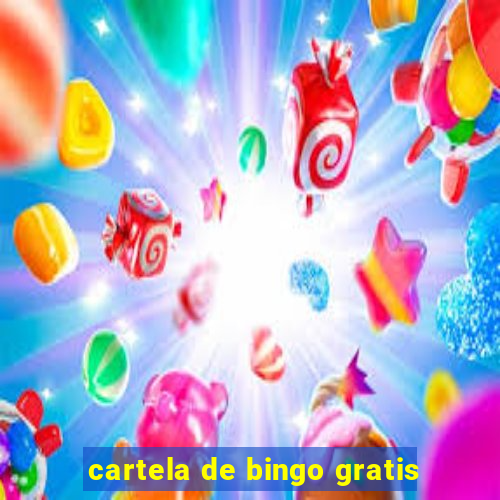 cartela de bingo gratis