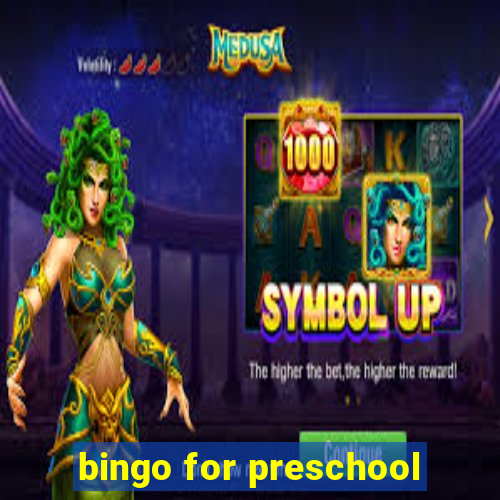 bingo for preschool