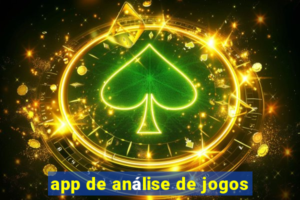 app de análise de jogos