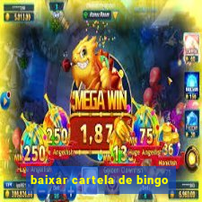 baixar cartela de bingo