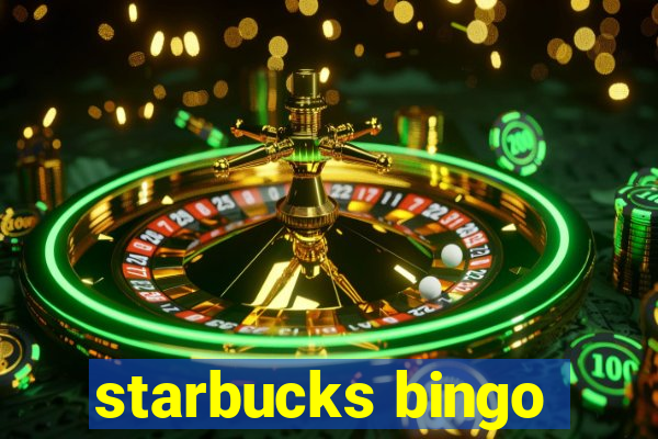 starbucks bingo