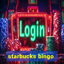 starbucks bingo