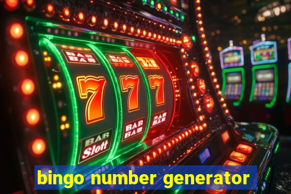 bingo number generator