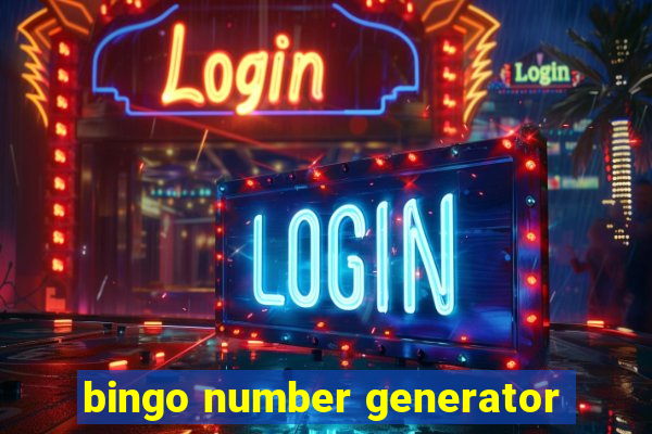 bingo number generator