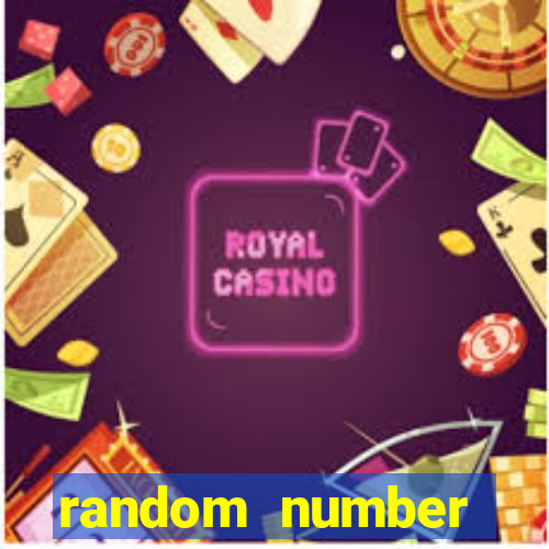 random number generator slot machine