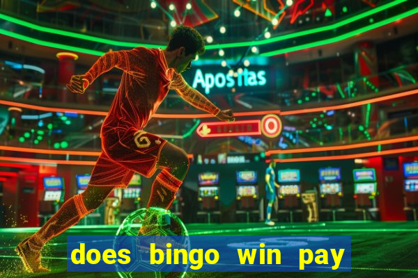 does bingo win pay real money