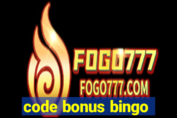 code bonus bingo