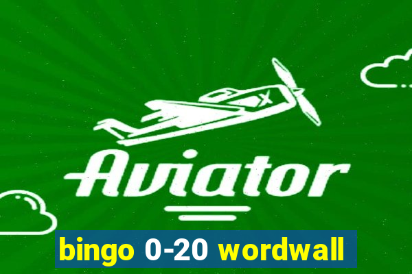 bingo 0-20 wordwall