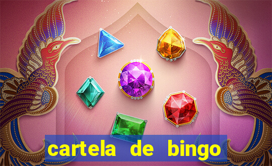 cartela de bingo da sorte