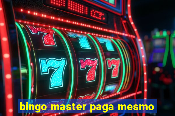 bingo master paga mesmo