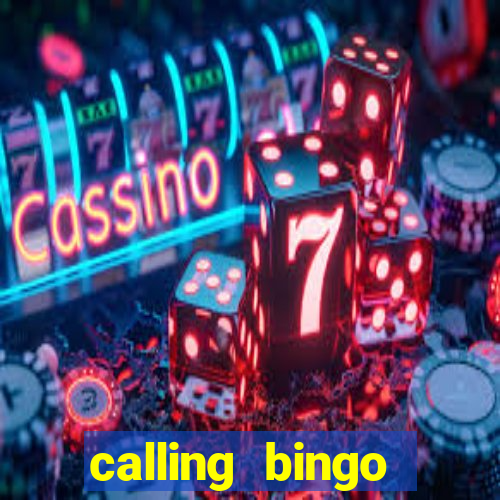 calling bingo numbers out