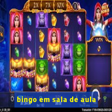 bingo em sala de aula