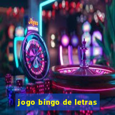 jogo bingo de letras