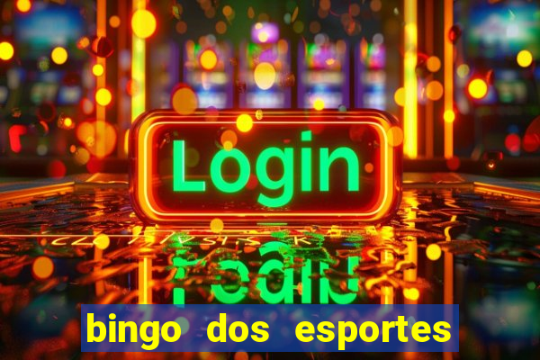 bingo dos esportes para imprimir